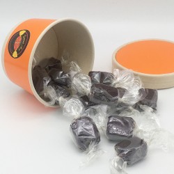 Cacao intense & écorces d'oranges confites